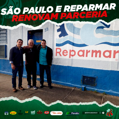 SÃO PAULO E REPARMAR RENOVAM PARCERIA